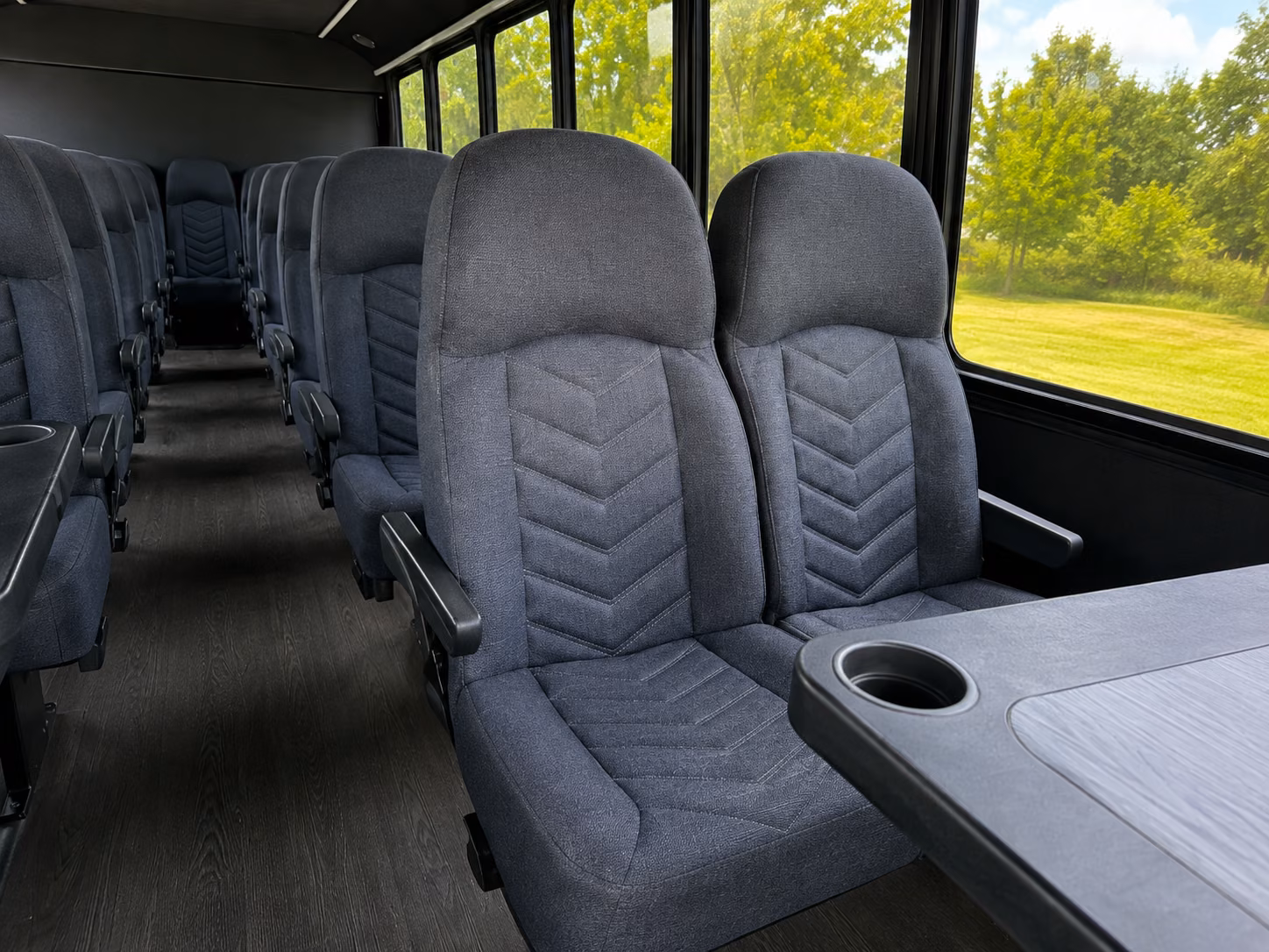 brownsville 20 passenger minibus inside