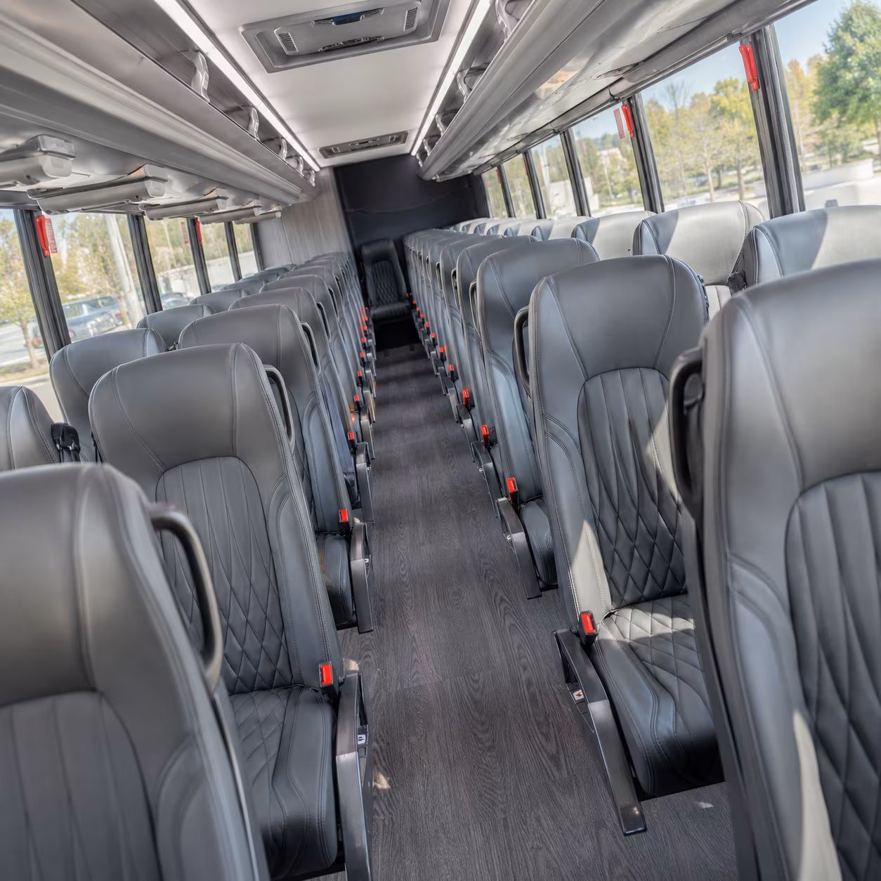 brownsville 25 passenger minibus interior