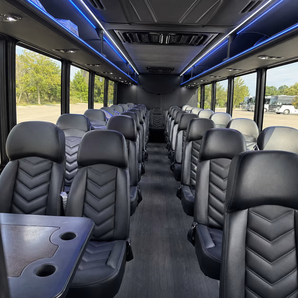 brownsville 30 passenger minibus inside