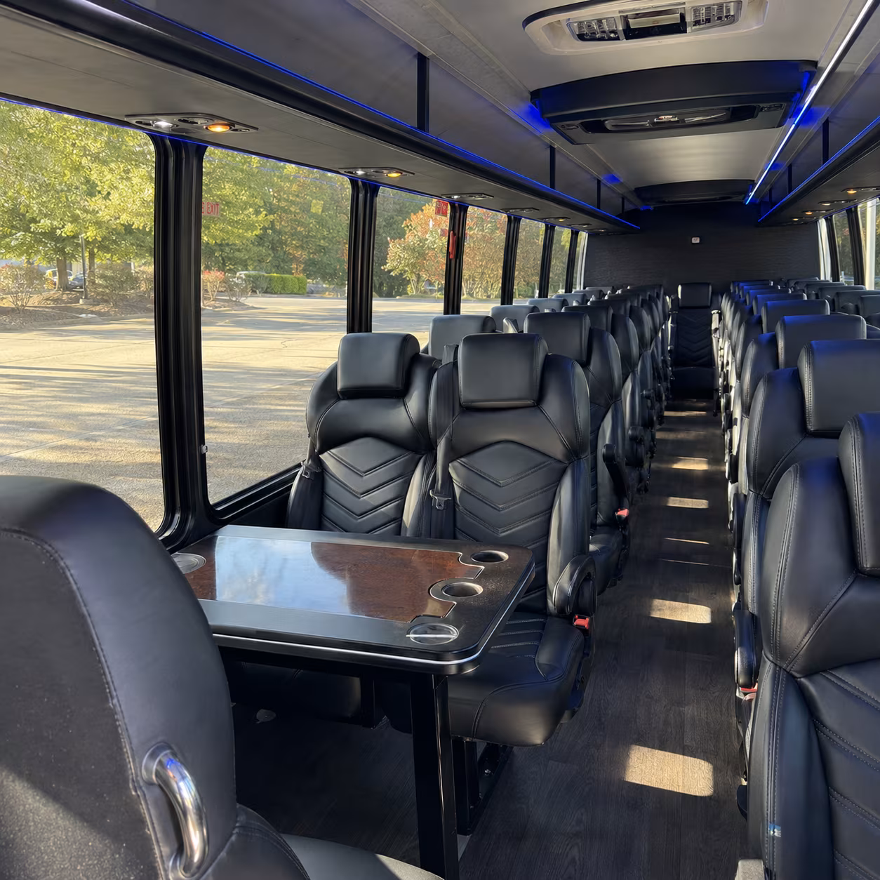 brownsville 30 passenger minibus interior