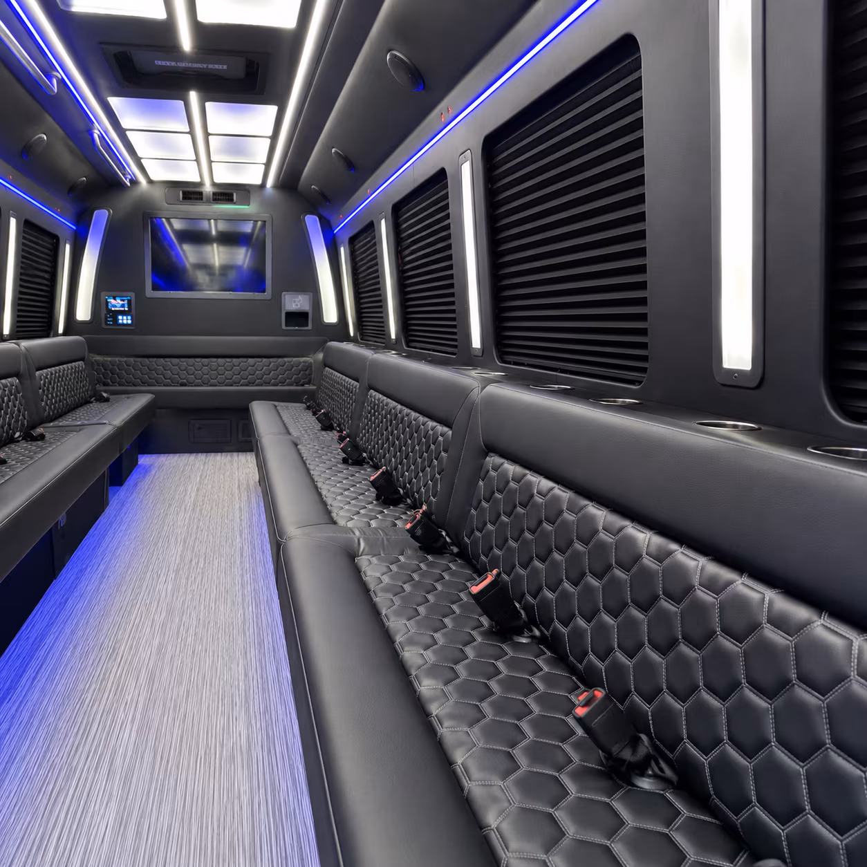 brownsville concert party bus rental