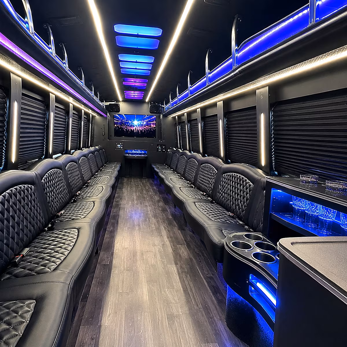 brownsville new years eve party bus rental